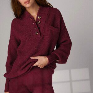 Lunya Burgundy Sweater